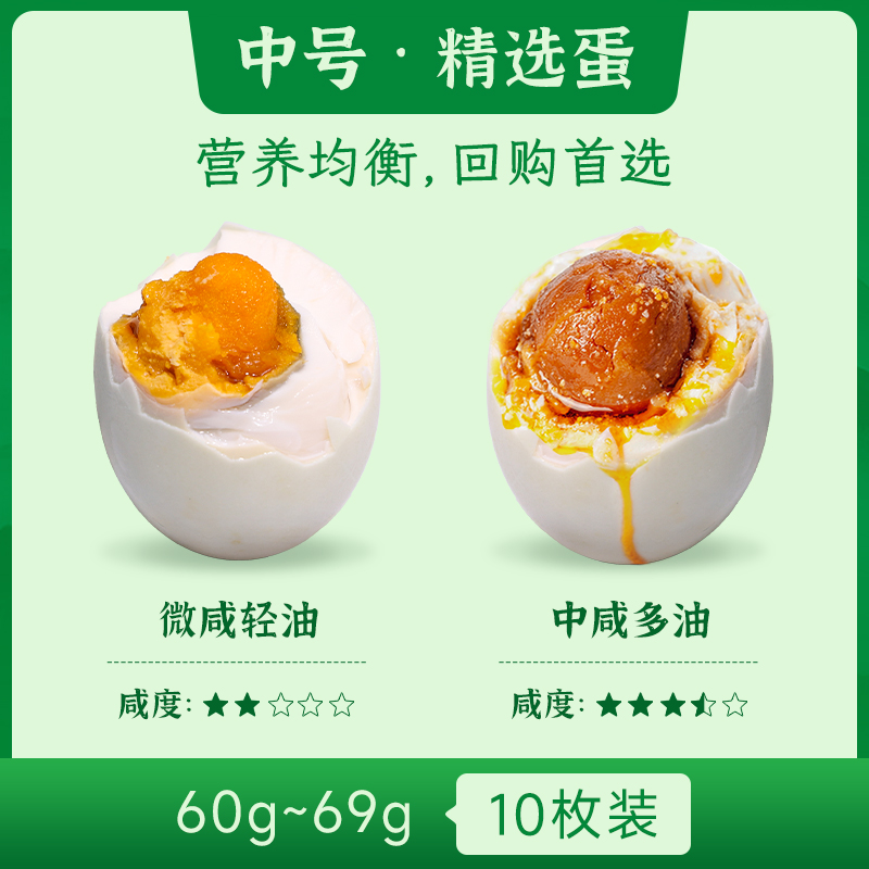 咸鸭蛋60克10枚